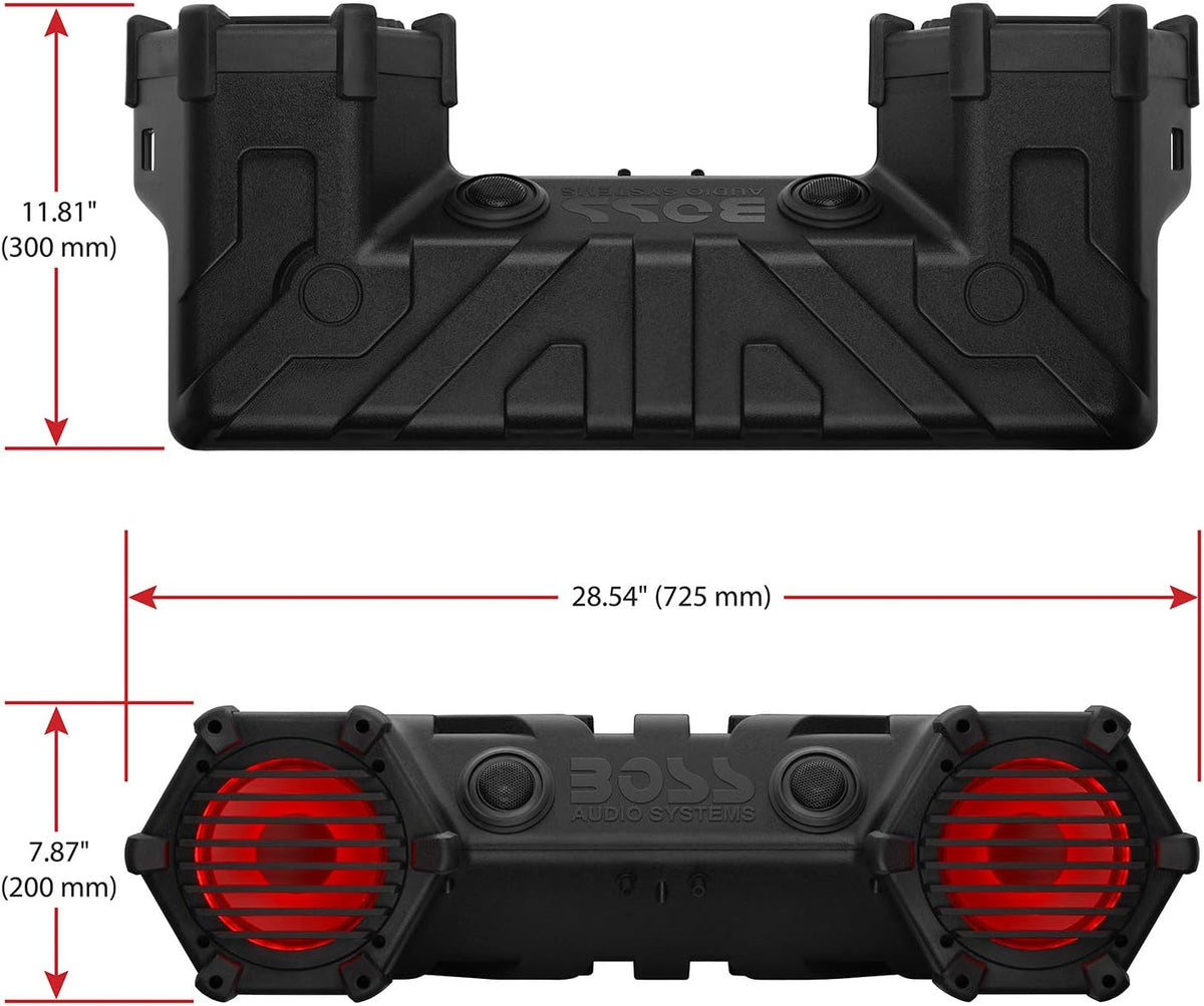 Weatherproof Sound System with 6.5 Inch Speakers and Bluetooth X45855
