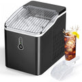 Black Countertop Ice Maker, 26 lb/24h, 9 Cubes in 6-8 Mins, Self-Cleaning Z9414