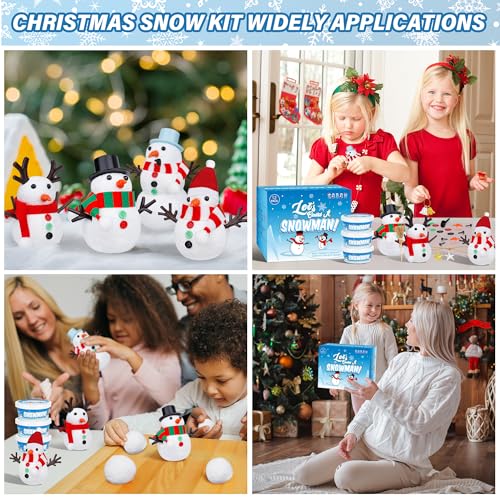 48 Pack Snowman Kit Christmas Crafts DIY Toys Kit T362