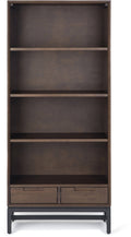 Walnut Brown Mid Century Bookcase J88449