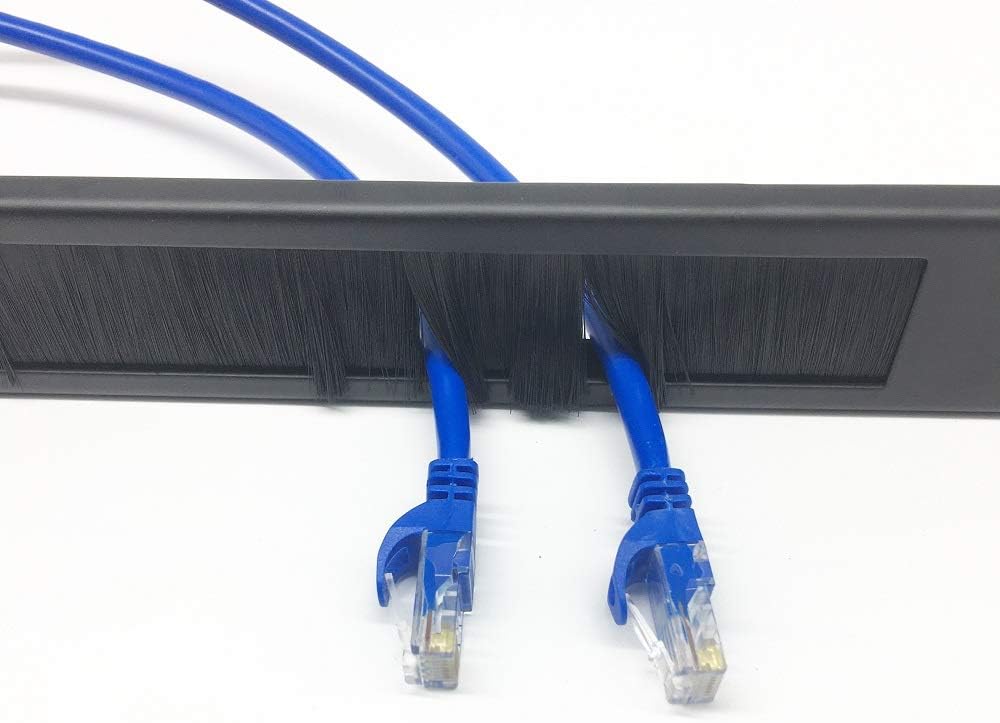 5 Pack 1U Brush Cable Management Panel W530