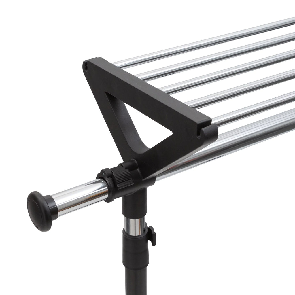 Adjustable Garment Rack with Storage Shelves A501163