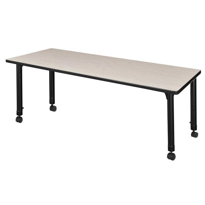 Height Adjustable Classroom Table with 2 Stack Chairs W884