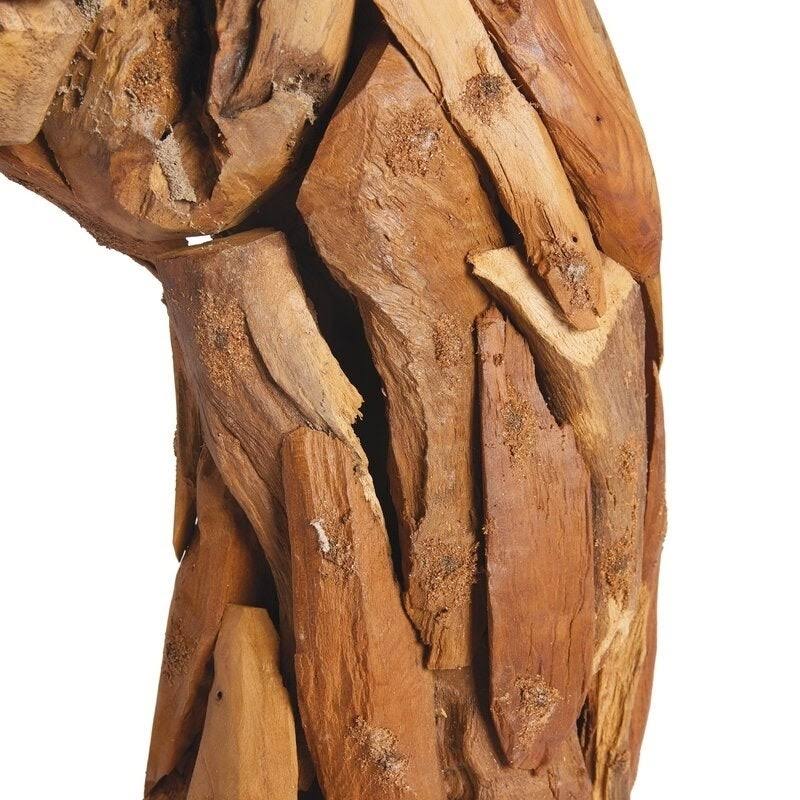 Driftwood Horse Head on Stand B881517