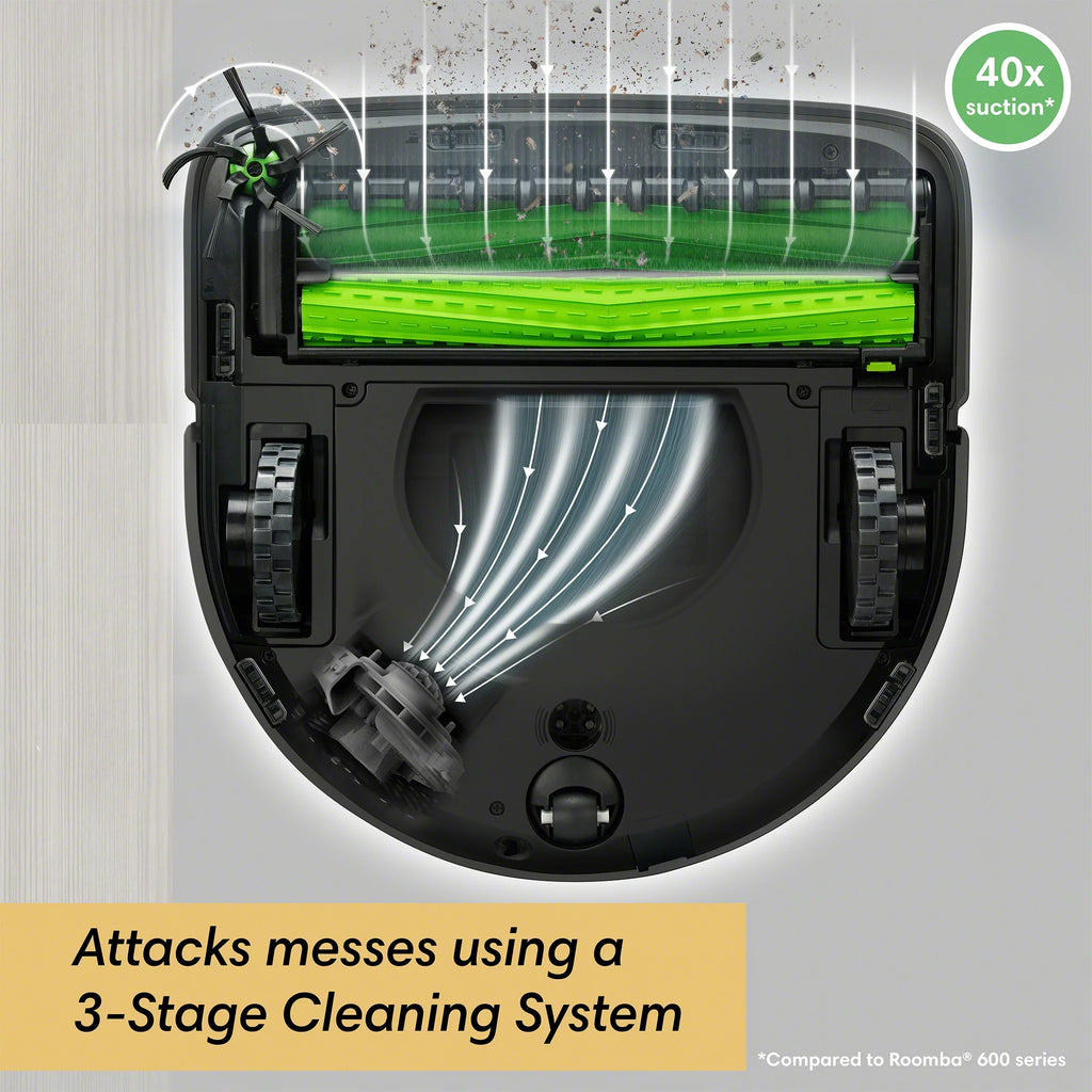 Wi-Fi Connected Self-Emptying Robot Vacuum W3830