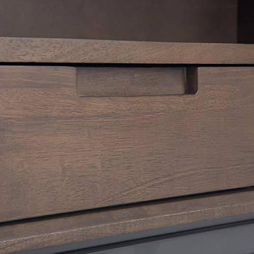 Walnut Brown Mid Century Bookcase J88449