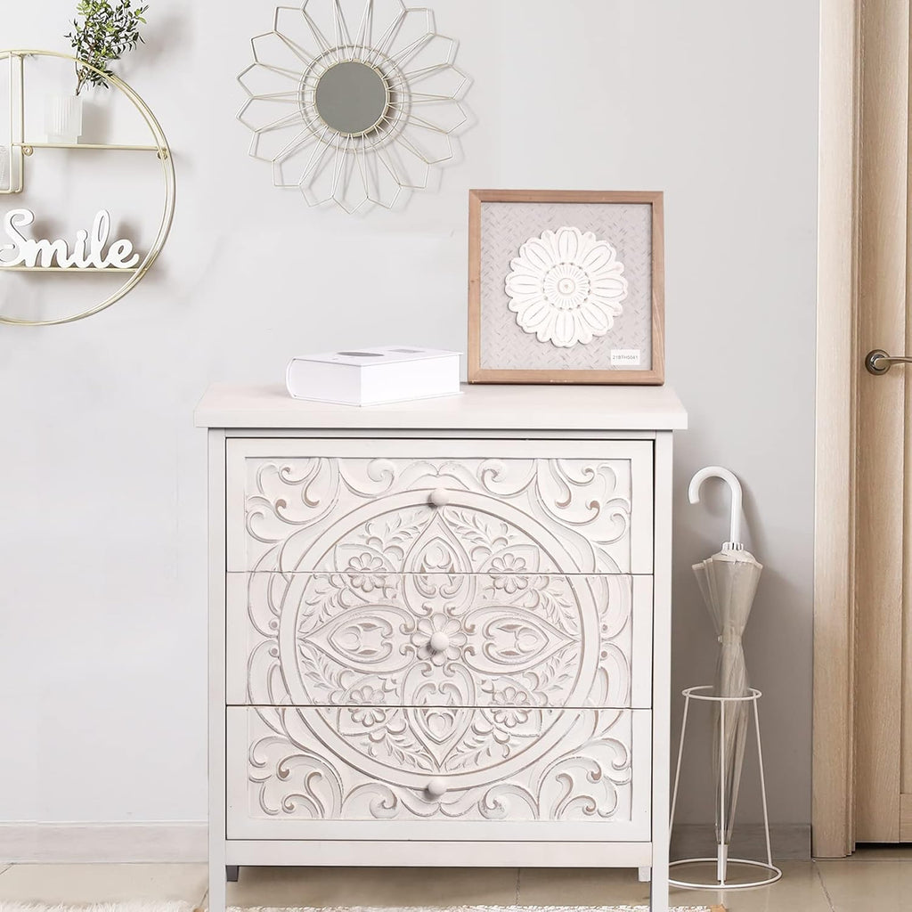 Farmhouse Buffet with Sliding Door Storage Cabinet A24590