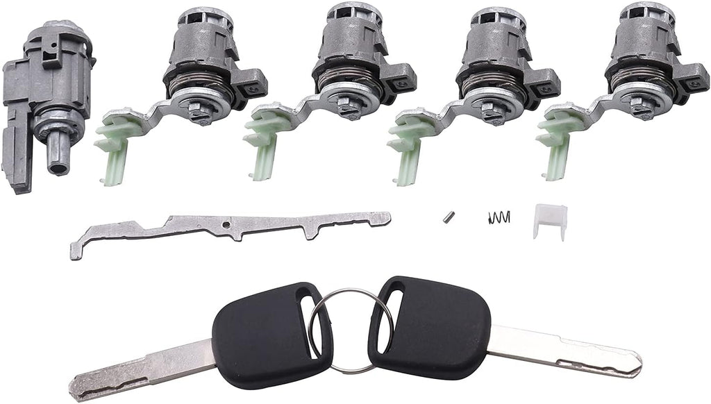 4PCS Door Lock Cylinder with Keys Ignition Switch Cylinder G70614