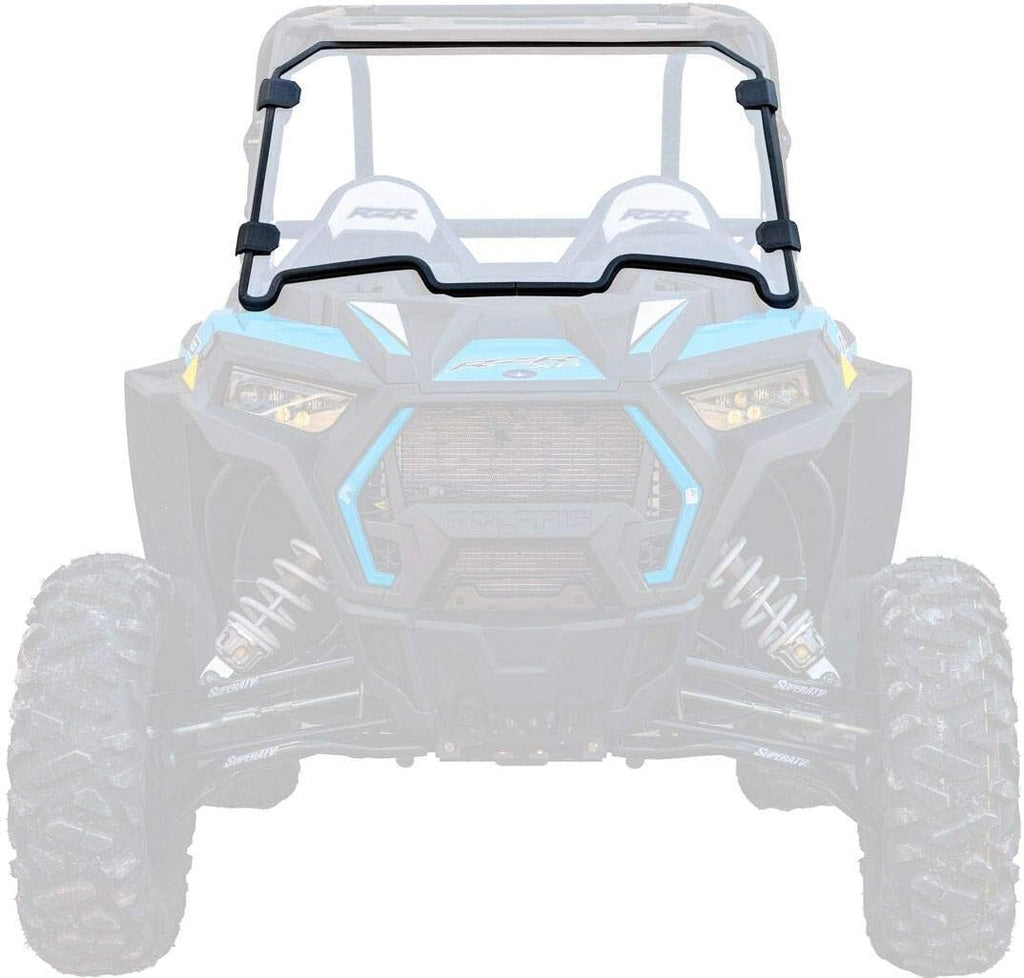Heavy Duty Full Windshield, 1/4 Thick Clear Scratch Resistant Polycarbonate J33954
