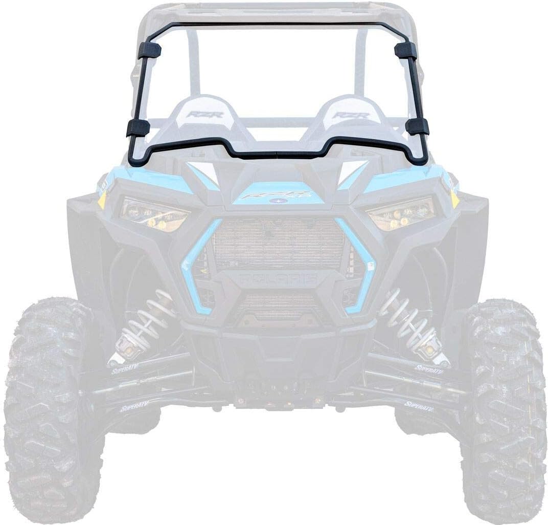 Heavy Duty Full Windshield, 1/4 Thick Clear Scratch Resistant Polycarbonate J33954