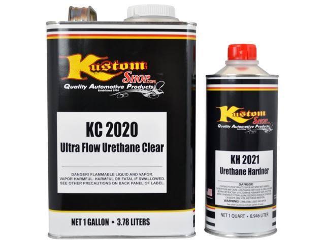 Bright Red Low VOC Urethane Basecoat Clearcoat Car Auto Paint Medium Gallon Kit W22350