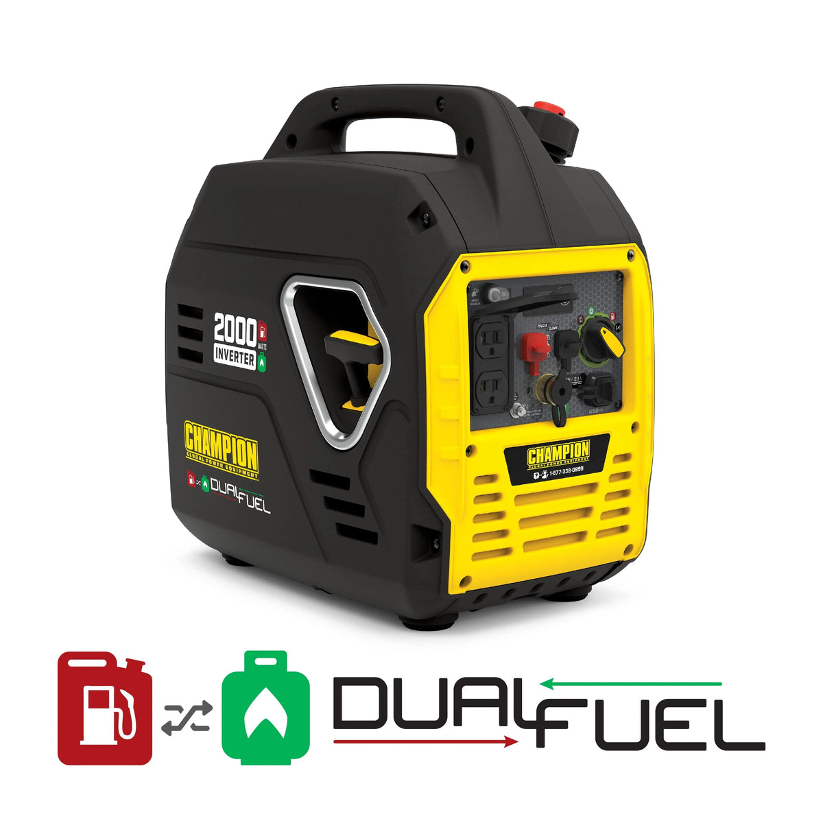 2000 Watt Dual Fuel Inverter Generator X20704