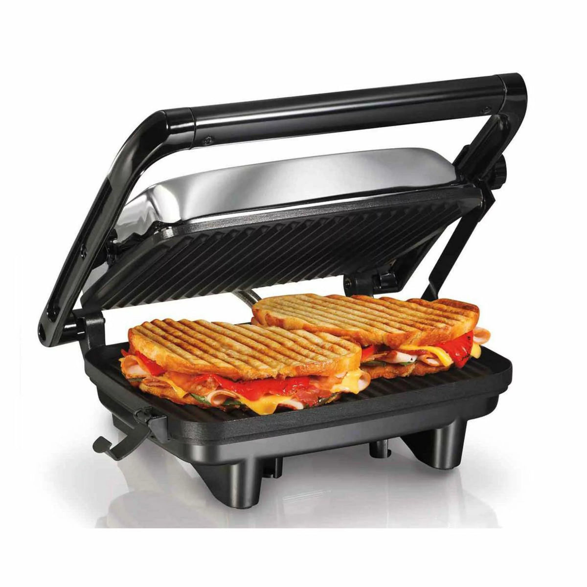 1400-Watt Panini Press Sandwich Maker Y43579