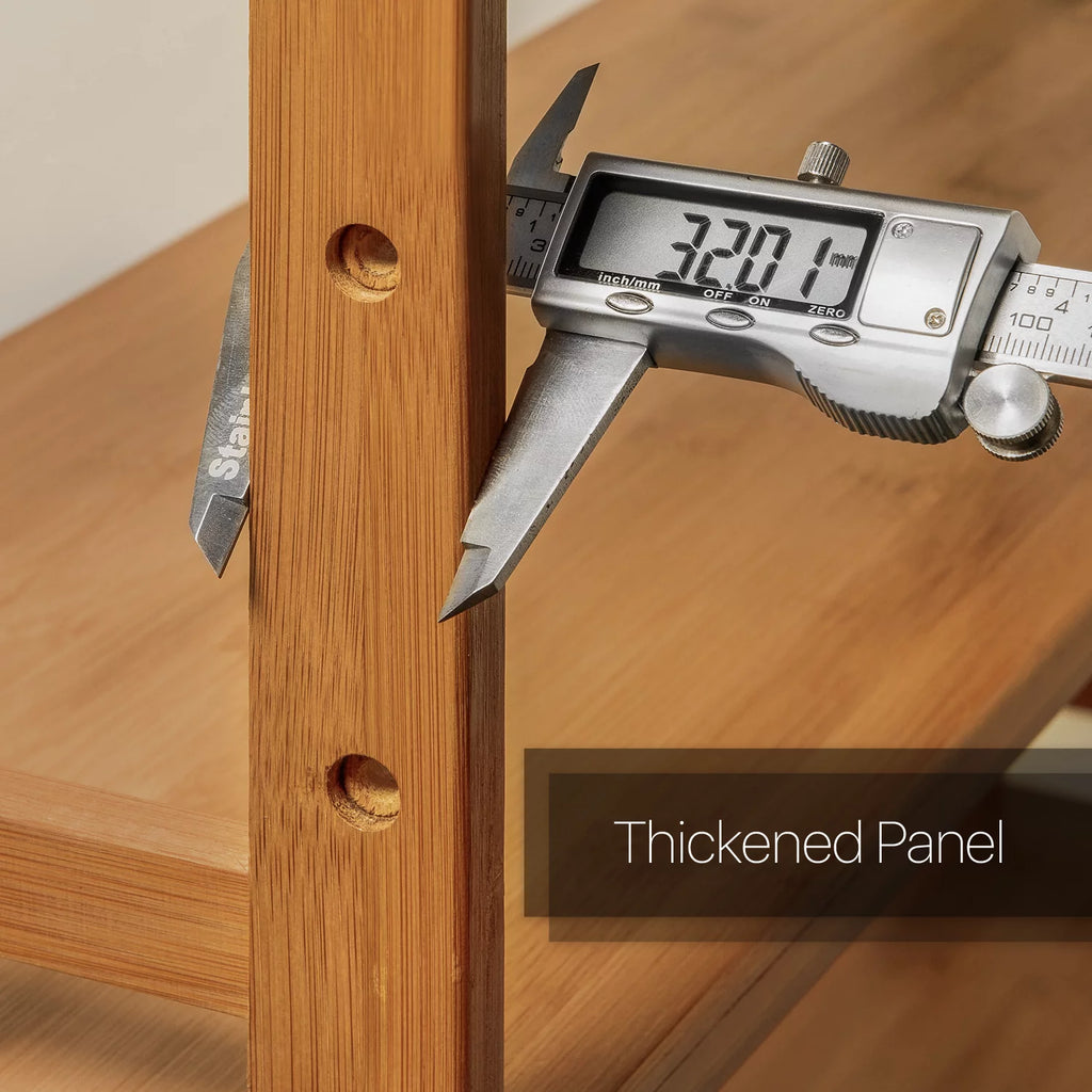 Bamboo 3 Shelves Adjustable Bookshelf R966