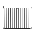 Warm Black Extra Wide Extending Baby Gate with Locking Indicator H2159