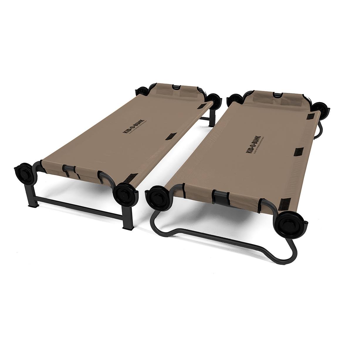 Tan Youth Double Camping Cot with Organizers R61921