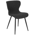 Black Fabric Office Chair Q660