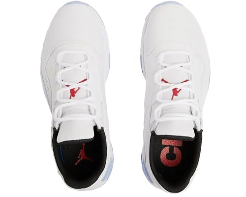 White Varsity Red Black Low Shoes C211532