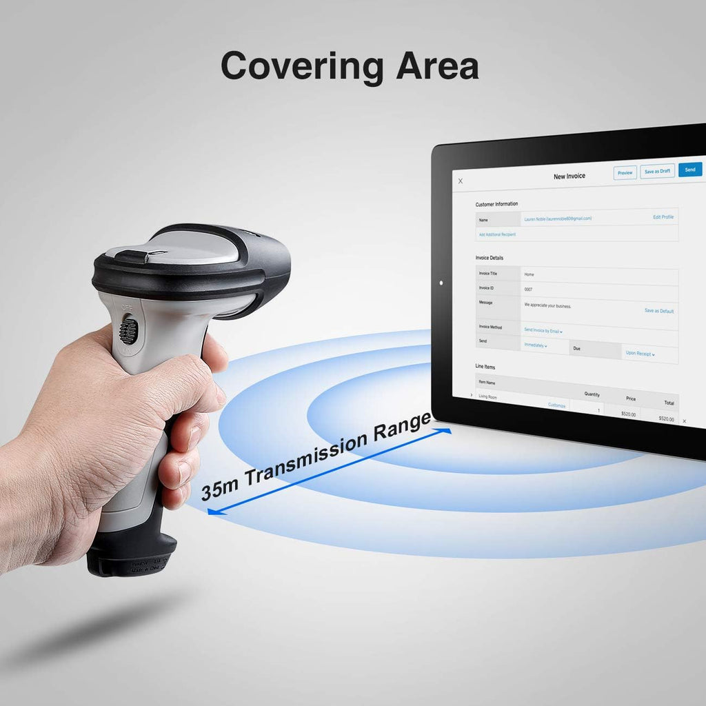 Bluetooth Barcode Scanner, Pack of 2 Z17884
