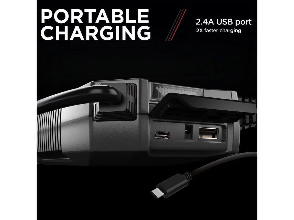 Restored Lithium Jump Starter and USB Power Pack 2500 Peak Amp 12V S138901