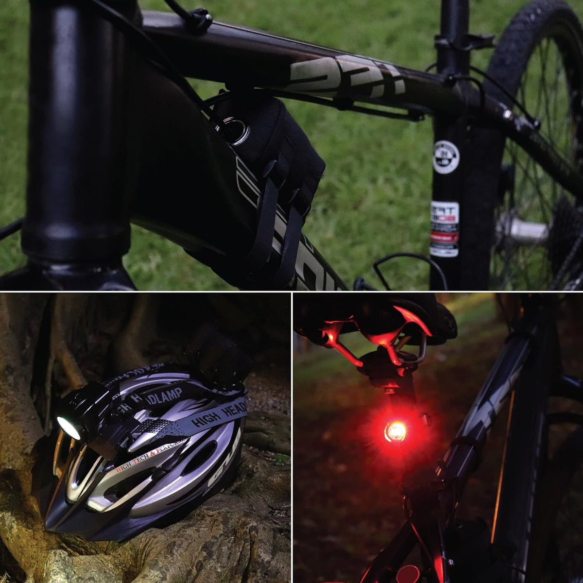 Rechargeable Mountain, Road Bike Headlight with 6400mAh Battery S1616