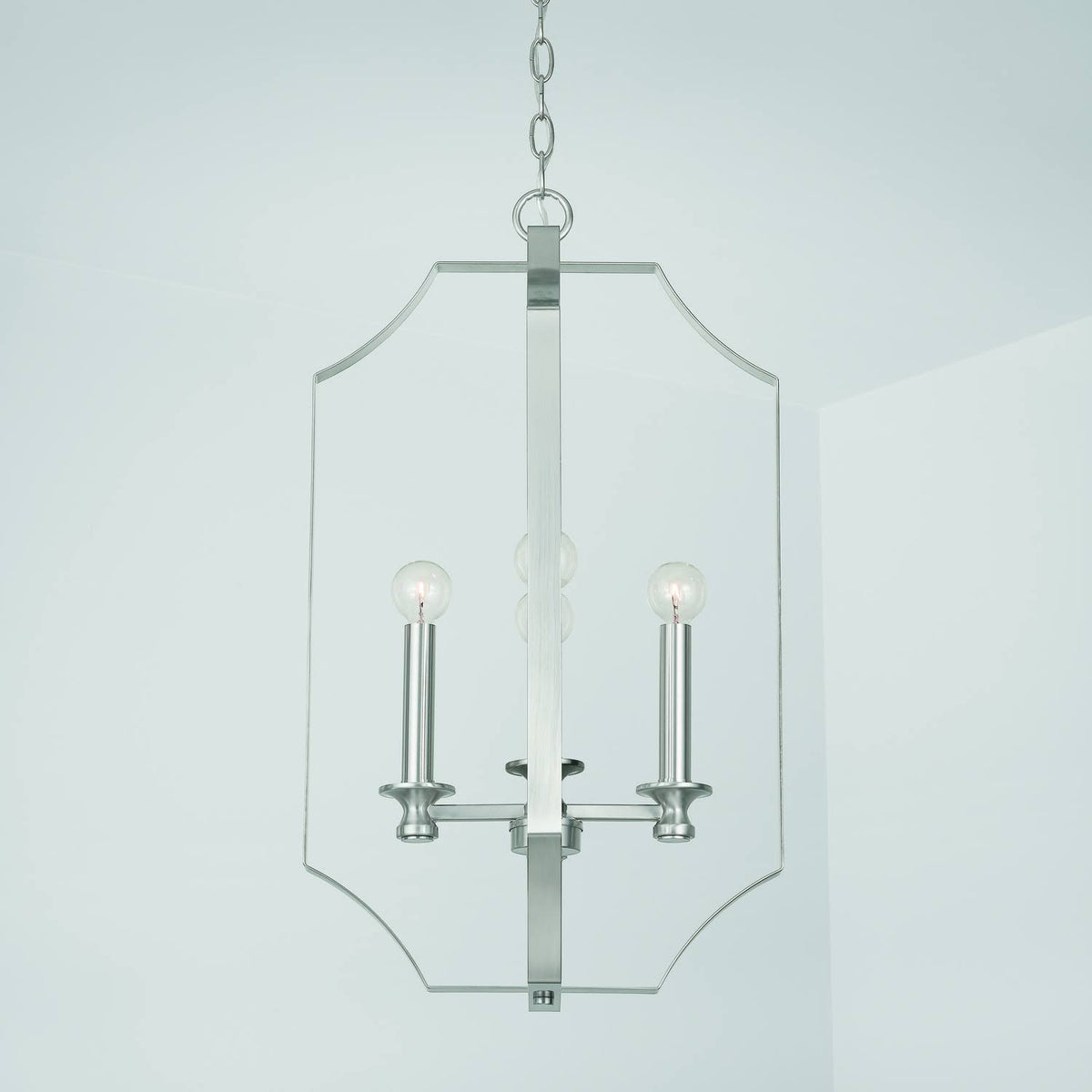 4 Light Foyer Brushed Nickel Q11087