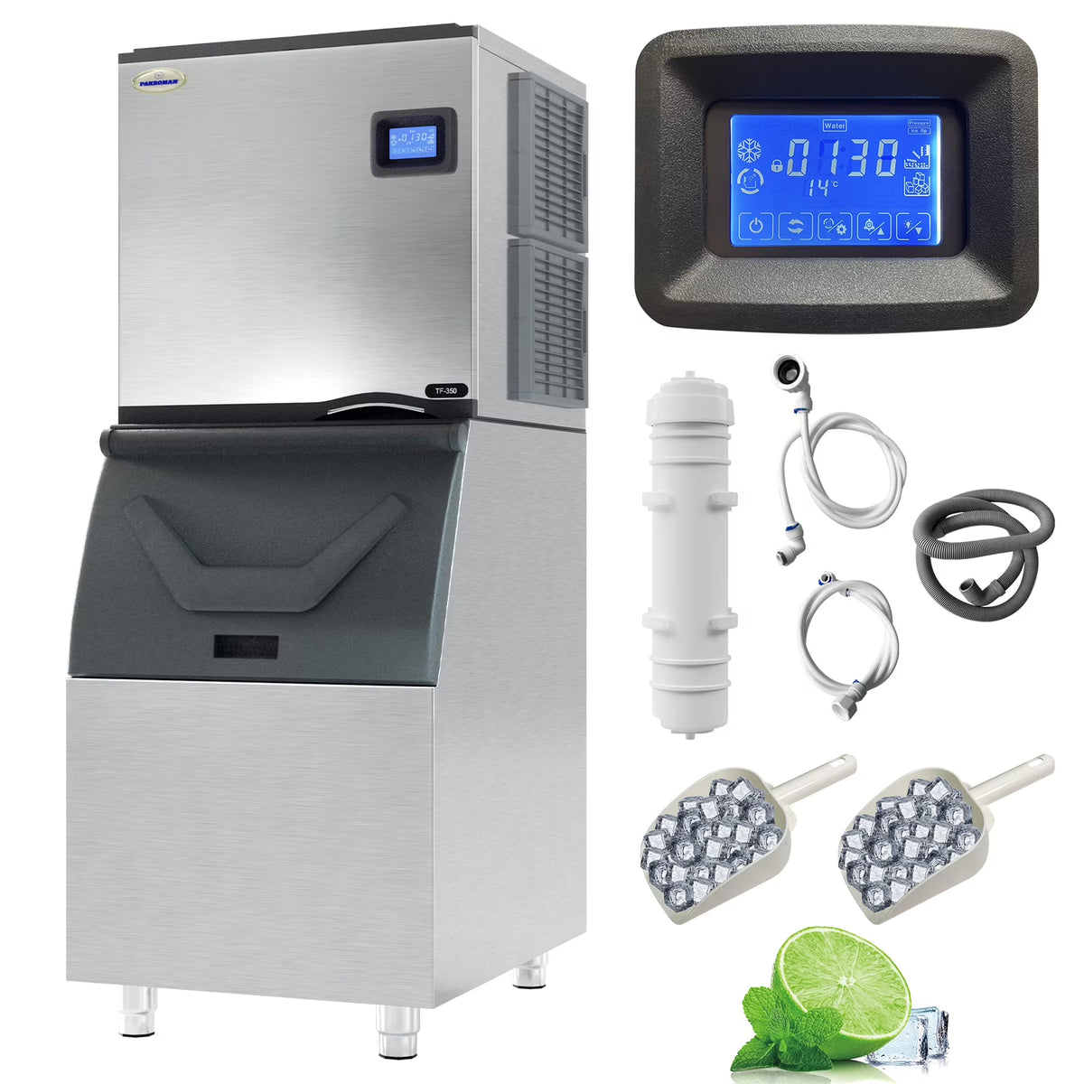 Commercial Ice Maker Machine with Stainless Steel Compressor M122923