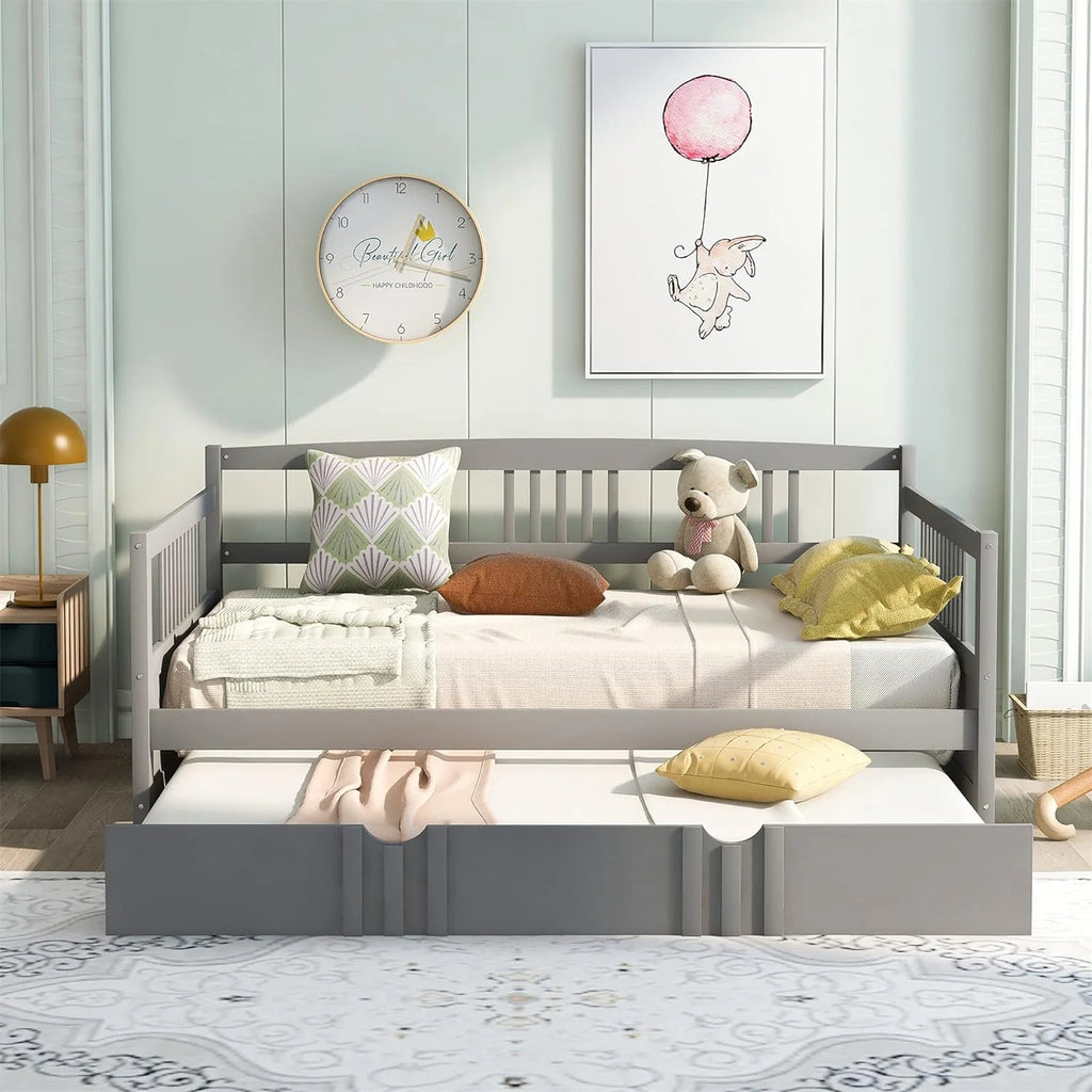 Grey Full Size Wood Daybed B890775