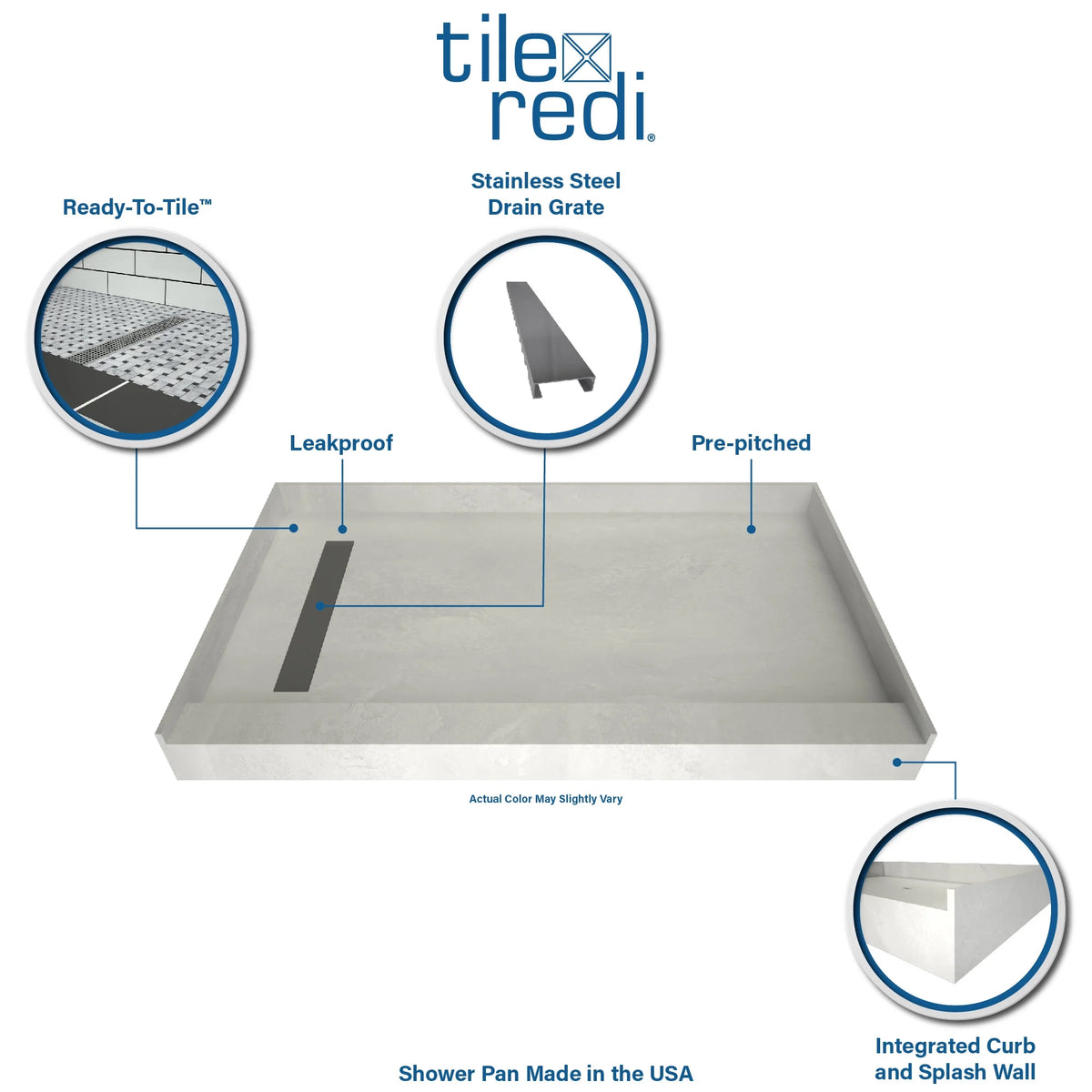 36" X 72" Rectangular Shower Base Z25488