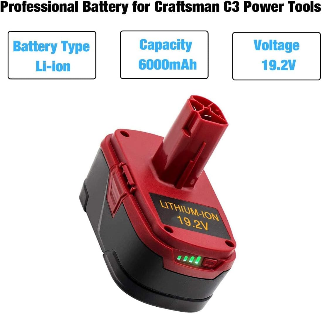 2Pack 19.2 Volt 6.0Ah Lithium ion Battery X16555