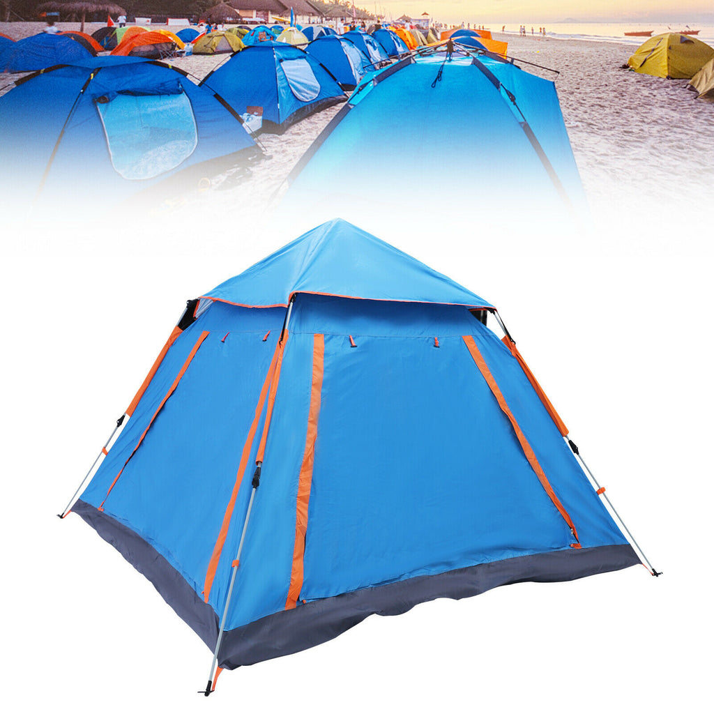 Blue Pop Up Tent for 4-5 Person M183813