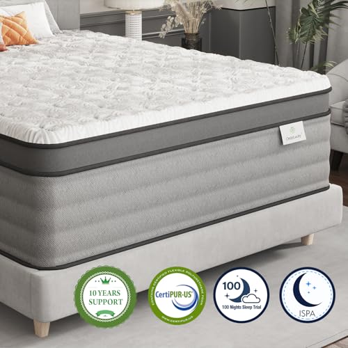 Full Size 12 Inch Gel Memory Foam Hybrid Mattress X33630