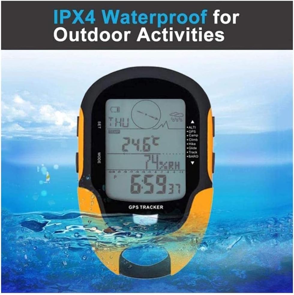 Digital IPX4 Waterproof Altimeter Barometer E22396