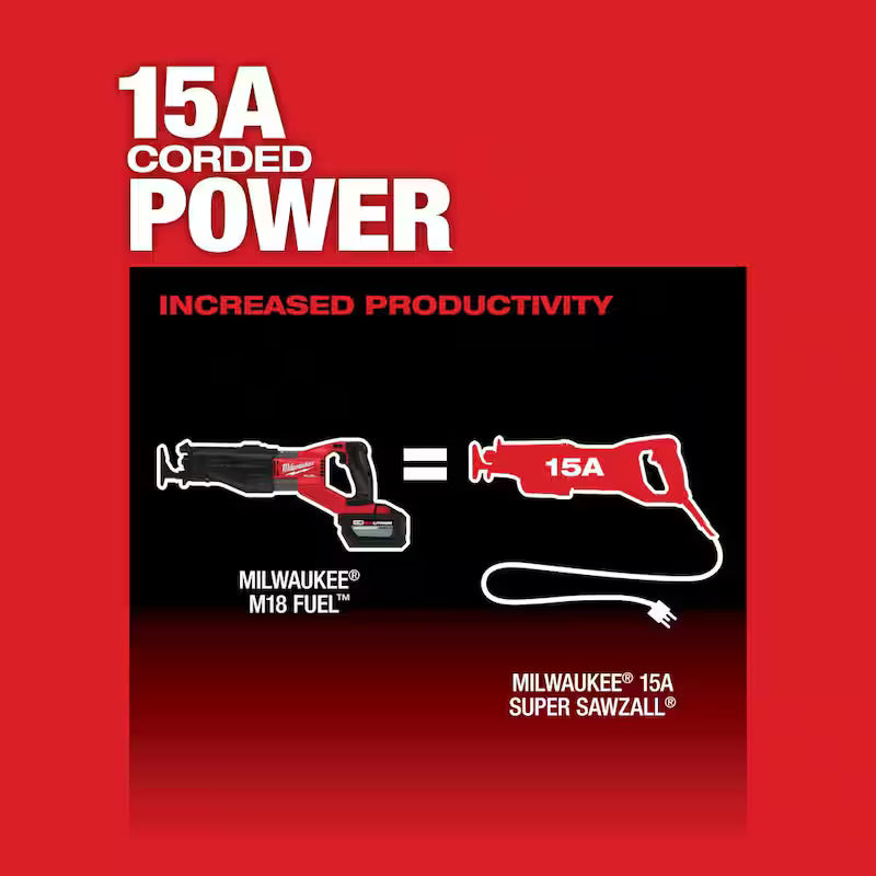 18V Lithium-Ion Brushless Cordless Reciprocating Saw & 12.0Ah Battery L416001