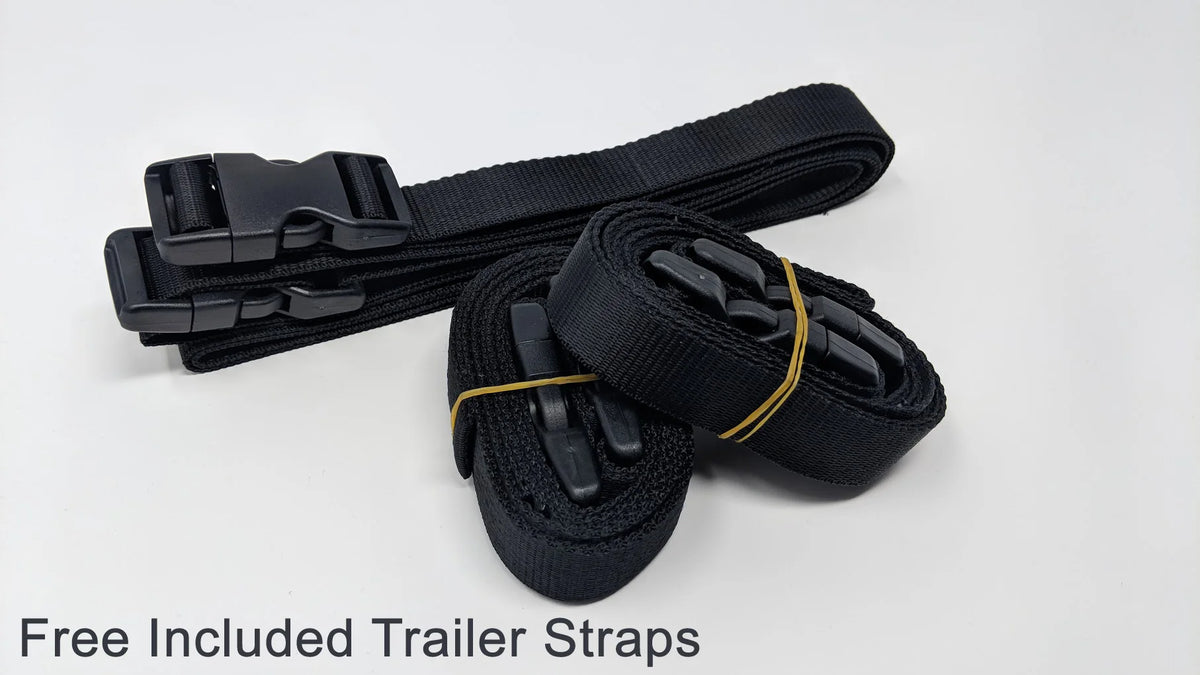 Blue / Black Jet Ski Cover with Trailer Straps and Storage Bag I842334
