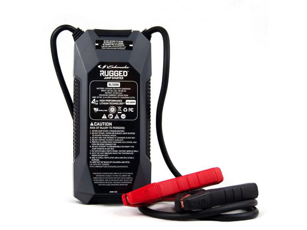 Restored Lithium Jump Starter and USB Power Pack 2500 Peak Amp 12V S138901