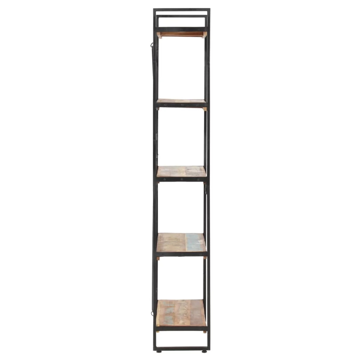 5-Tier Solid Reclaimed Wood Bookcase D7001