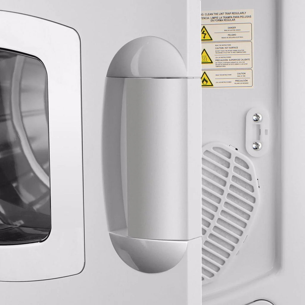 White Electric Compact Front Load Laundry Dryer Z71274