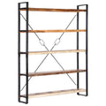 5-Tier Solid Reclaimed Wood Bookcase D7001