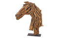 Driftwood Horse Head on Stand B881517