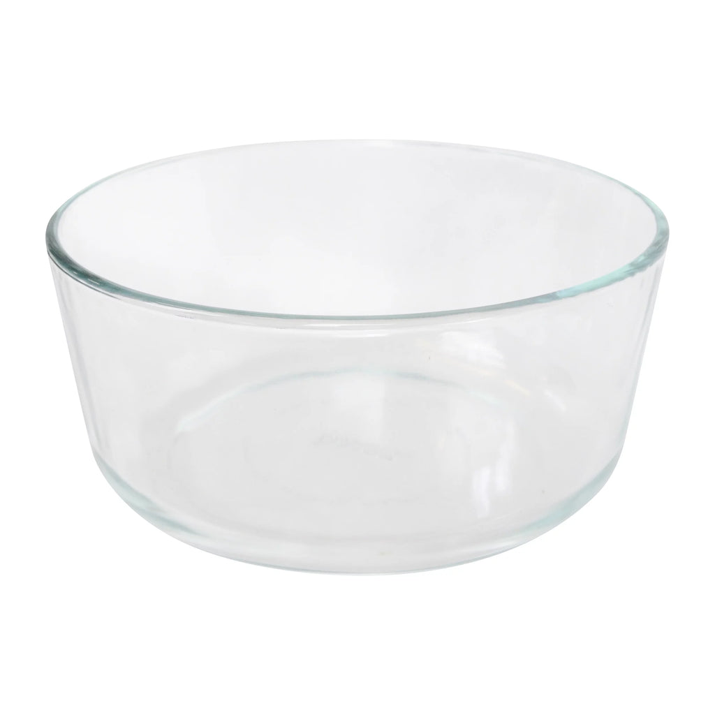 7-Cup Glass Food Storage Bowl with Pink Lid T8142