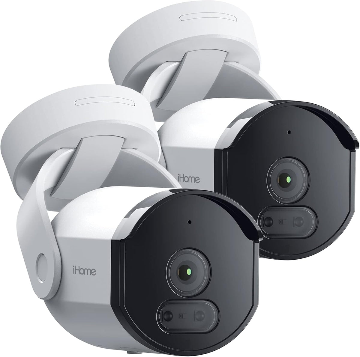 2 Pack 1080p HD IP65 Weatherproof Smart Outdoor Security Camera H3278