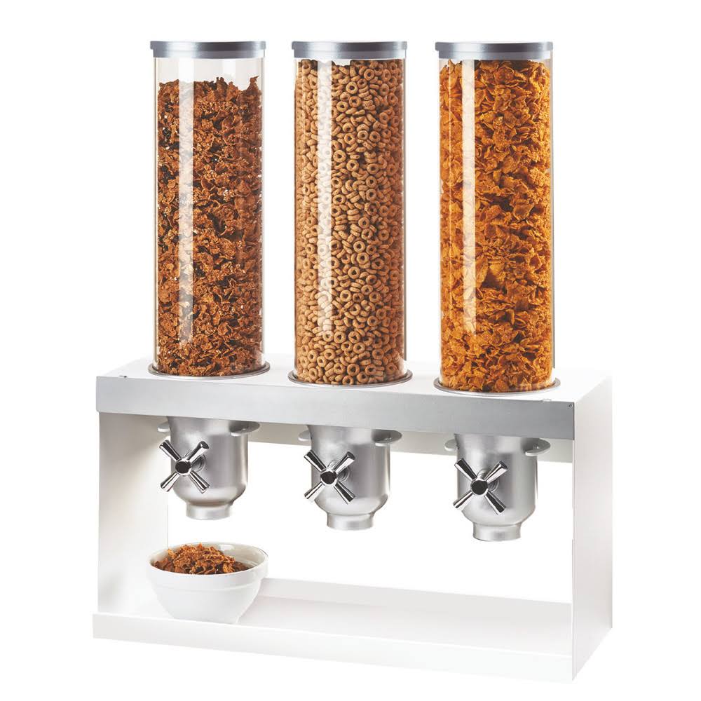 Plastic 3-Cylinder Cereal Dispenser D2333