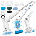 Cordless Electric Spin Scrubber with 8 Brush Heads Z727220