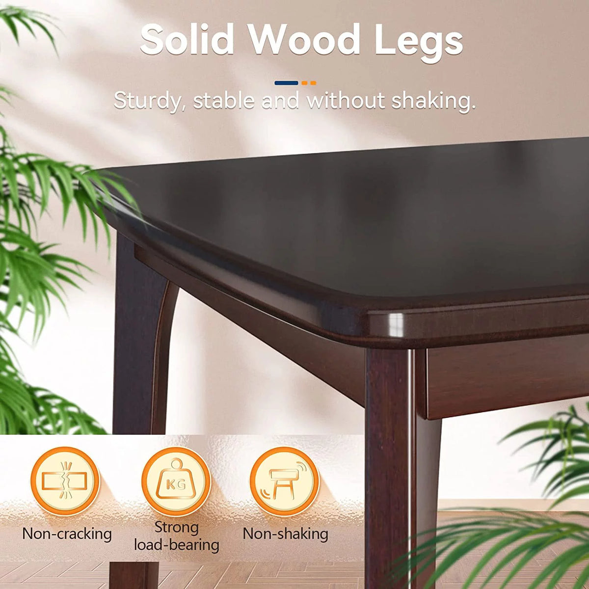 47 Inch Wood Dining Table F23692