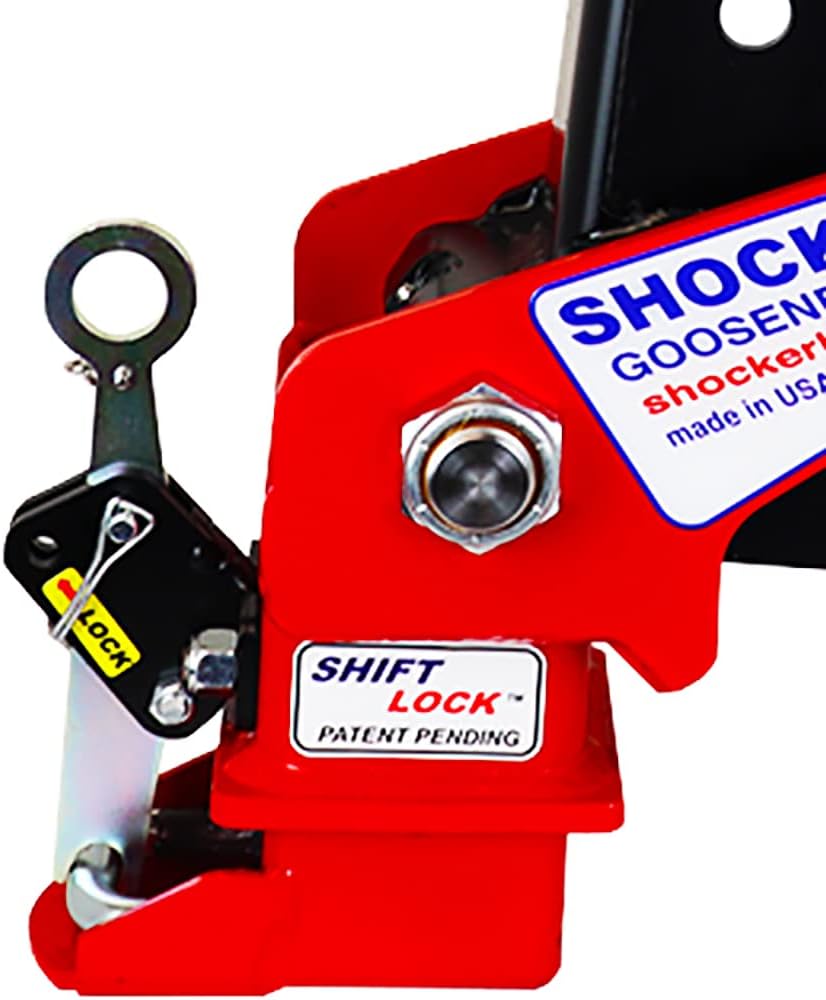 Gooseneck Air Hitch & Coupler, Round 4" Angled Pin 30K SL Coupler B825