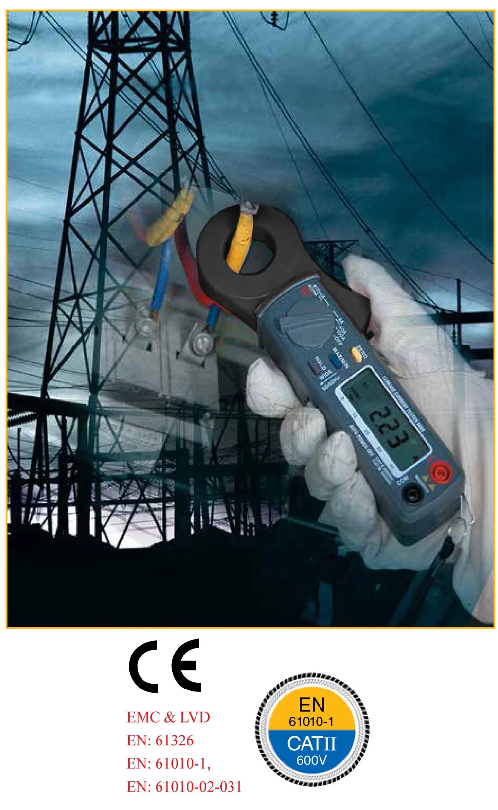 AC Leakage Current Tester Voltage Meter J3189
