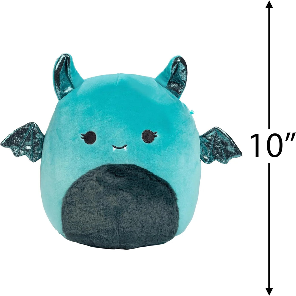 10" Teal Bat Plush Stuffed Animal Toy B93991