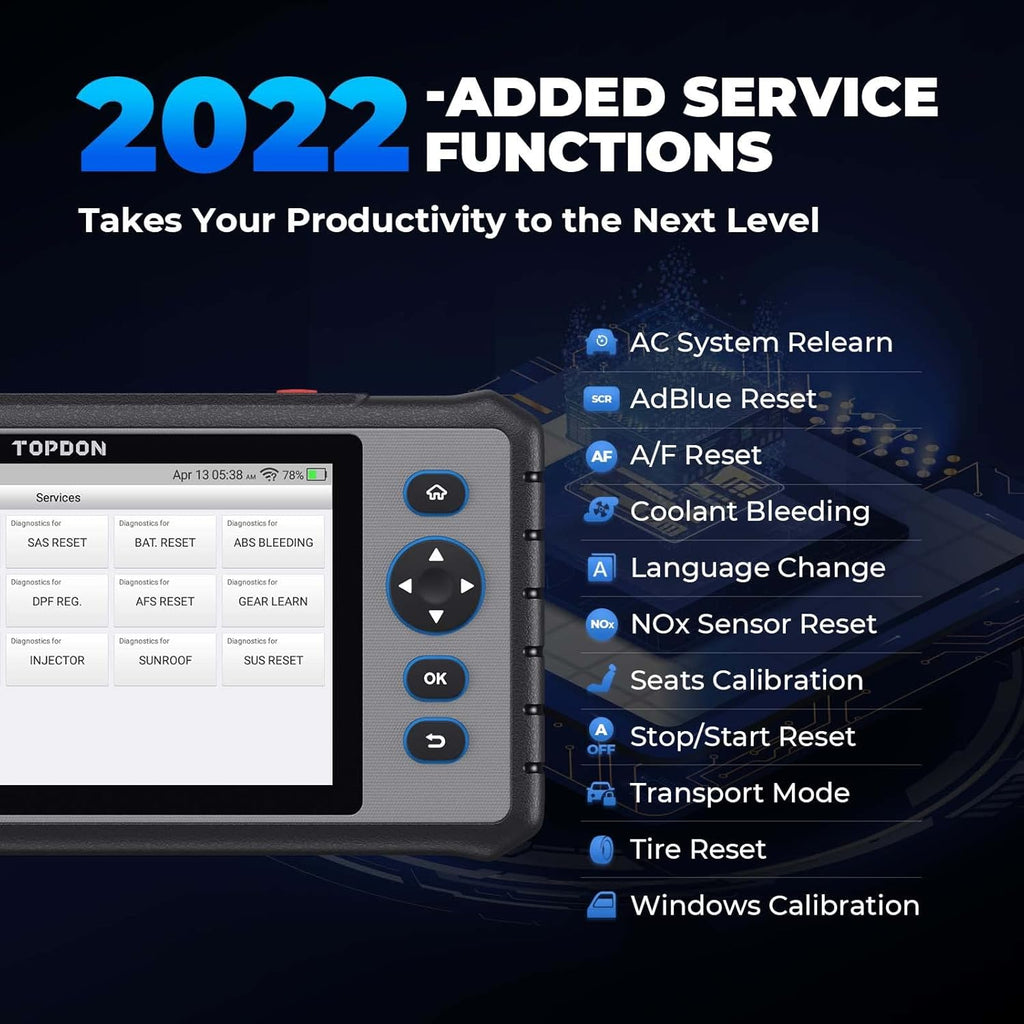 OBD2 Scanner with All System Scan Tool, Code Reader E9905