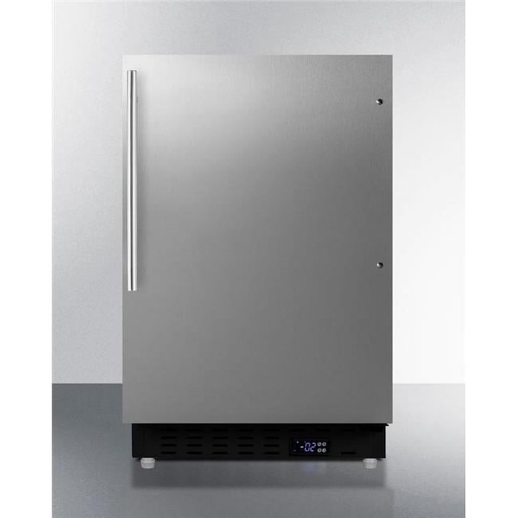 24 in. Built-In All-Freezer, Stainless Steel & Black S8855
